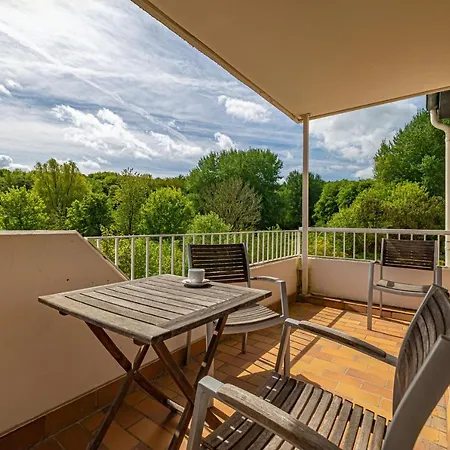 Fewo1846 Strandresidenz Wassersleben - Matrosenstube - Komfortables Studioapartment Mit Balkon