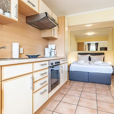 Fewo1846 Strandresidenz Wassersleben - Matrosenstube - Komfortables Studioapartment Mit Balkon Апартаменты *